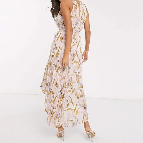 Ted Baker DIXXIECabana pleated maxi dress